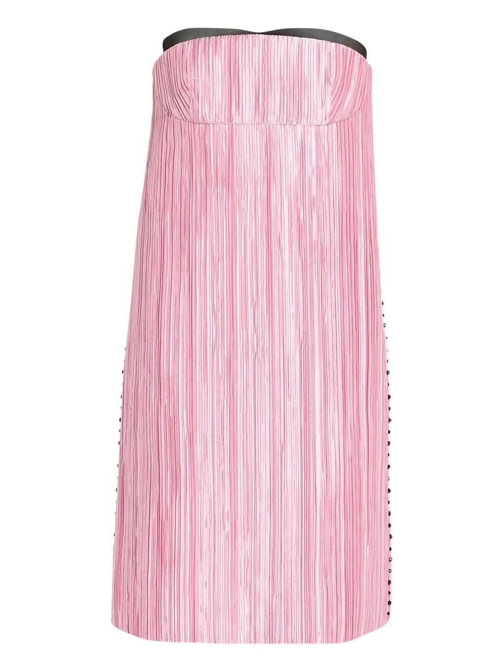 Marc Jacobs Runway Fortuny Strapless Mini Dress