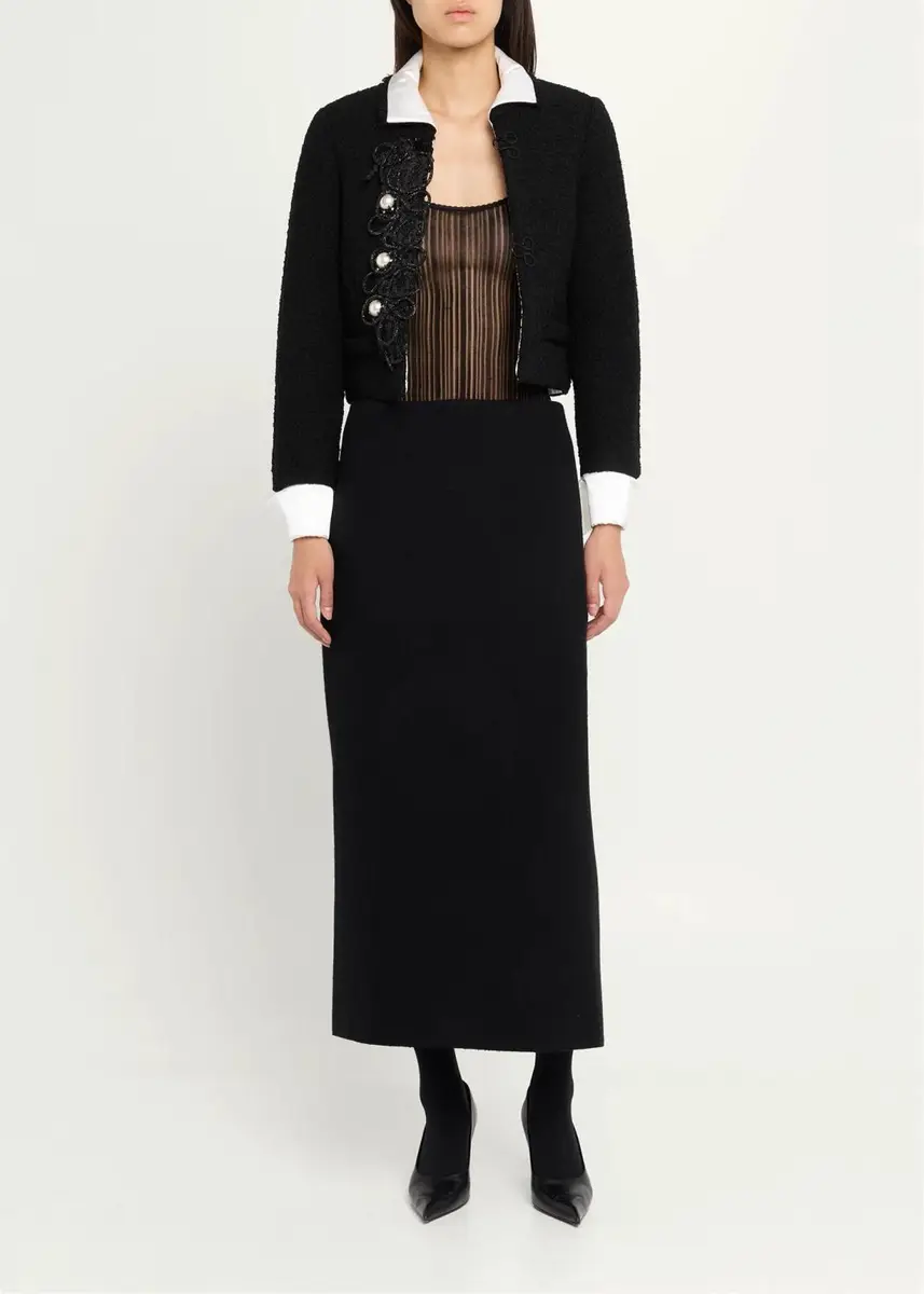 Marc Jacobs Runway Tweed Virgin-Wool Blend Jacket | Thumbnail 2 Marc Jacobs Runway Tweed Virgin-Wool Blend Jacket | Thumbnail 2
