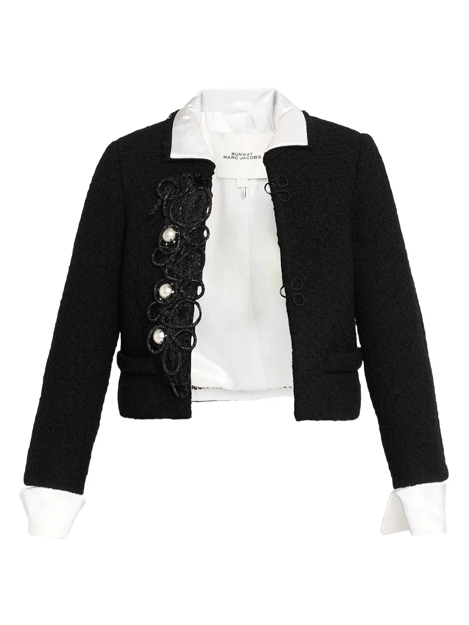 Marc Jacobs Runway Tweed Virgin-Wool Blend Jacket