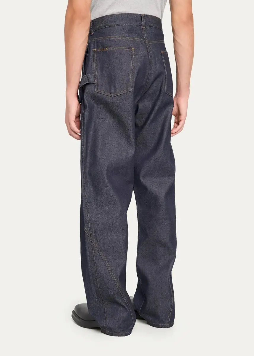 JW Anderson Turn-Up-Cuff Workwear Jeans | Thumbnail 3 JW Anderson Turn-Up-Cuff Workwear Jeans | Thumbnail 3