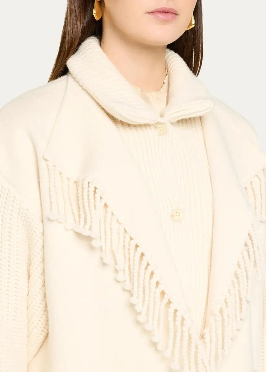 Frame The Fringe Wool Coat | Thumbnail 5 Frame The Fringe Wool Coat | Thumbnail 5