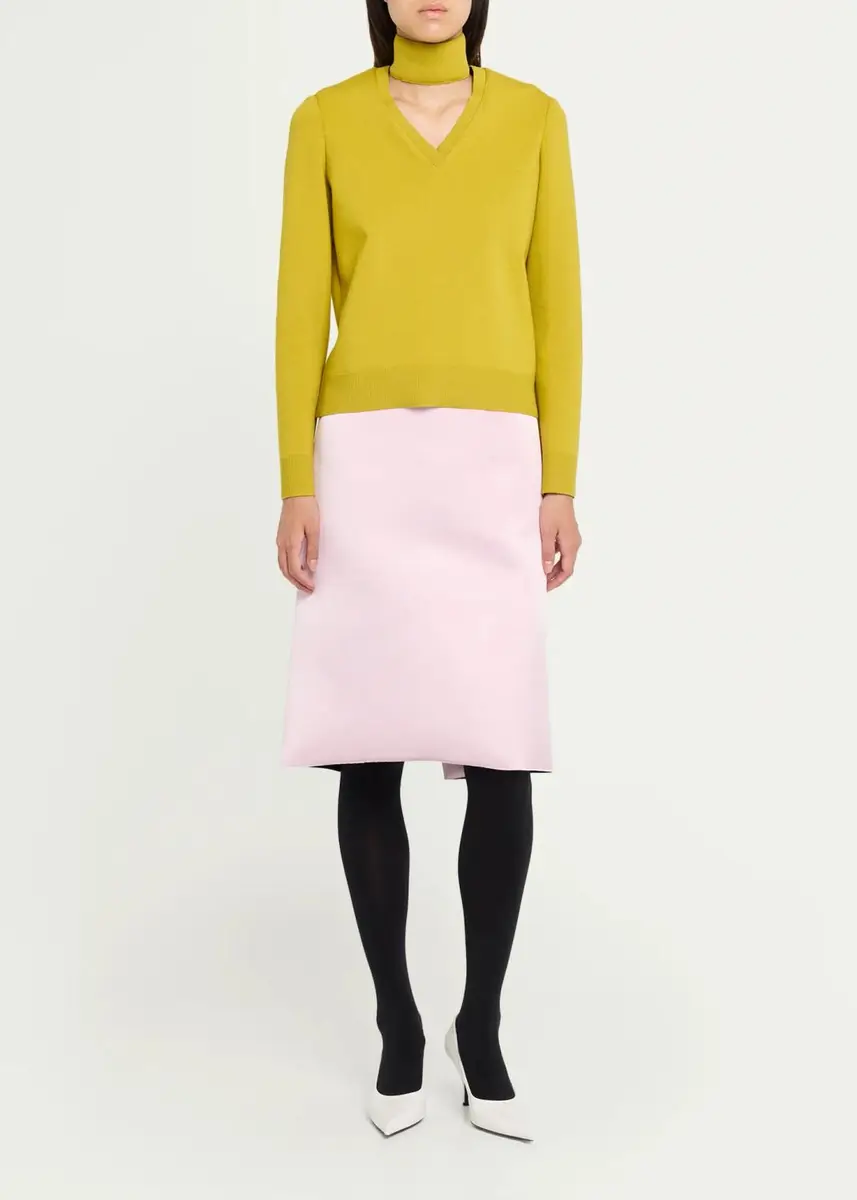 Marc Jacobs Runway Silk-Blend Belted Midi Skirt | Thumbnail 2 Marc Jacobs Runway Silk-Blend Belted Midi Skirt | Thumbnail 2