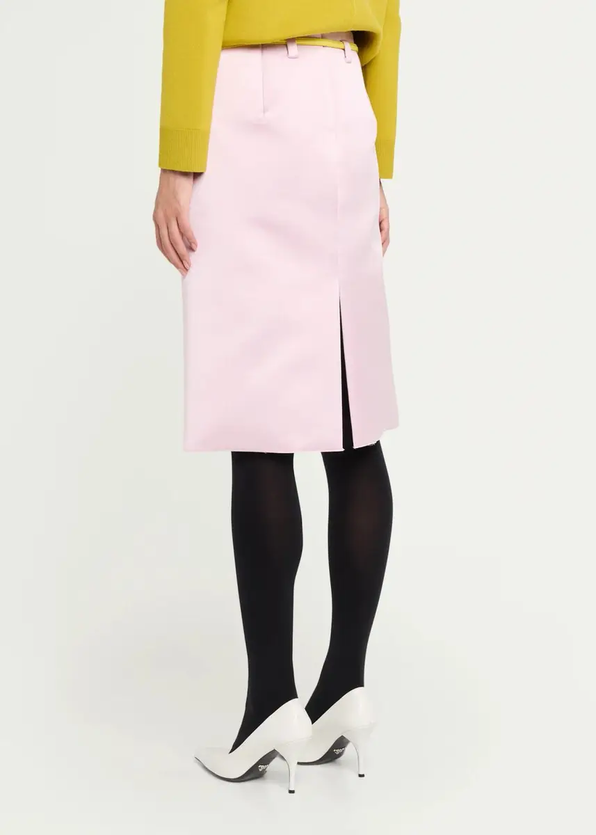Marc Jacobs Runway Silk-Blend Belted Midi Skirt | Thumbnail 3 Marc Jacobs Runway Silk-Blend Belted Midi Skirt | Thumbnail 3