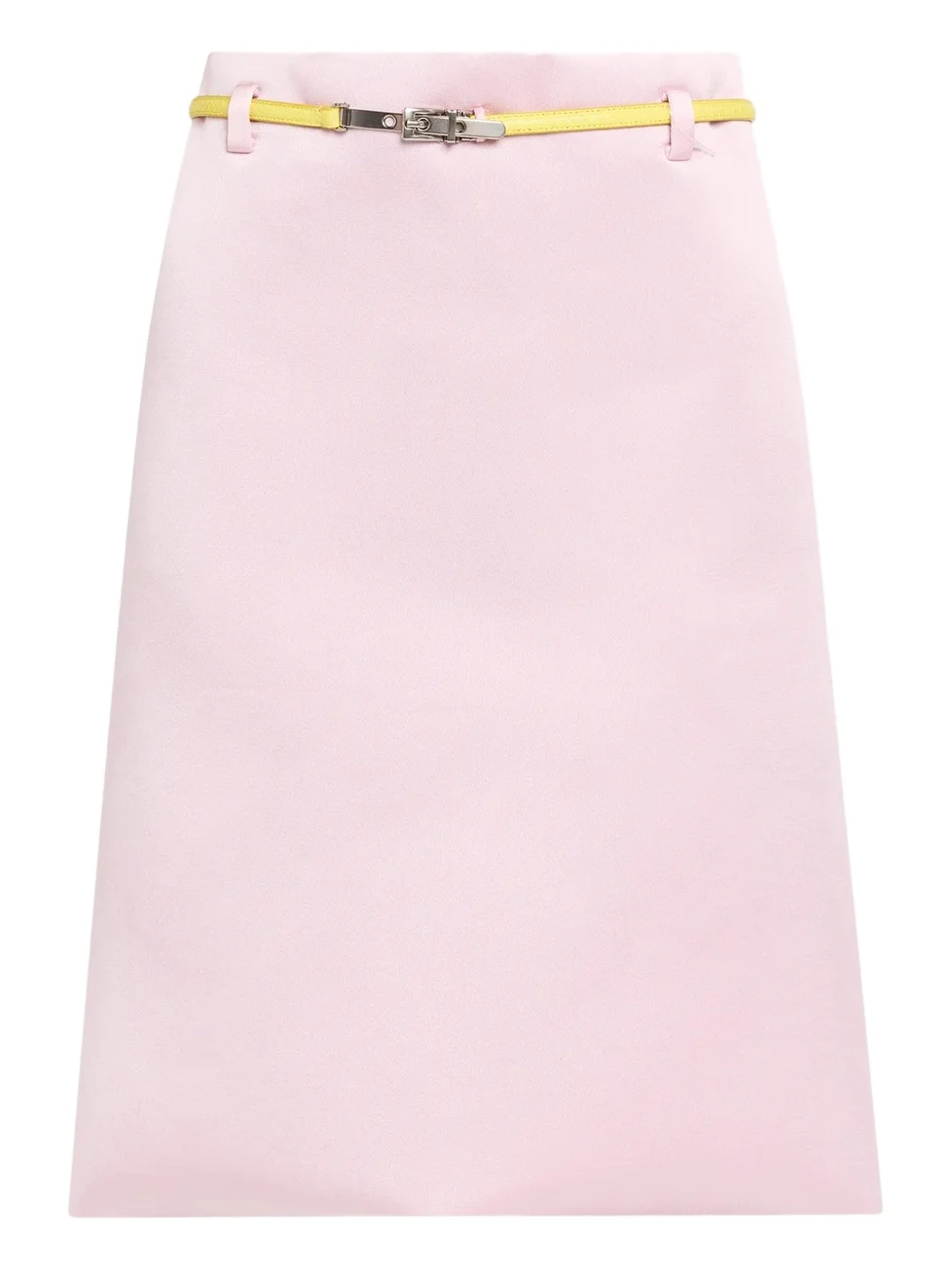 Marc Jacobs Runway Silk-Blend Belted Midi Skirt