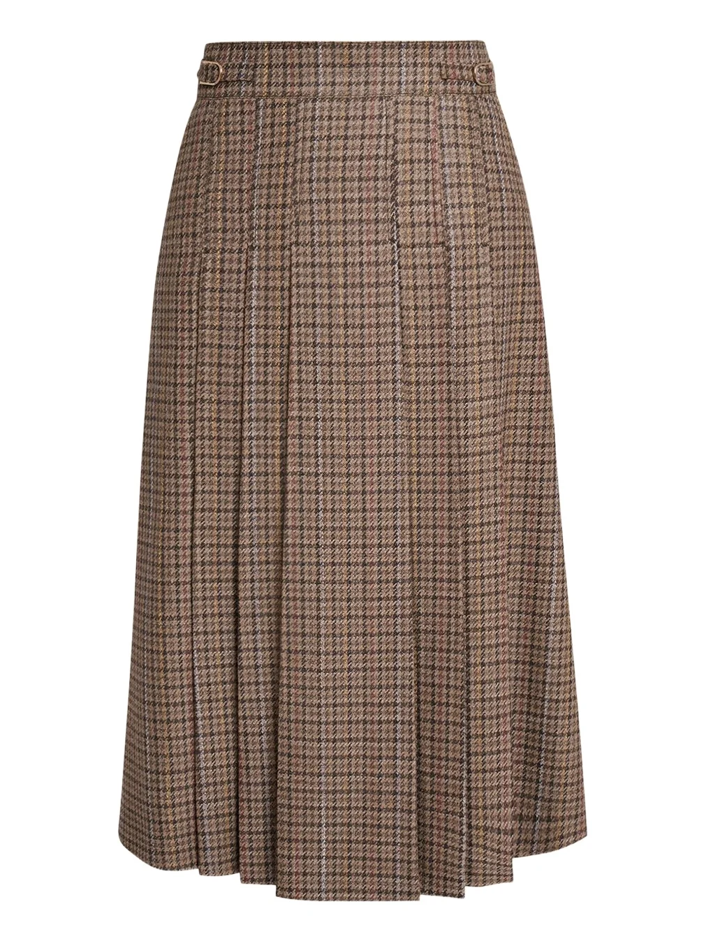 Gabriela Hearst Wesley Houndstooth Pleated Midi Skirt | Thumbnail 1 Gabriela Hearst Wesley Houndstooth Pleated Midi Skirt | Thumbnail 1