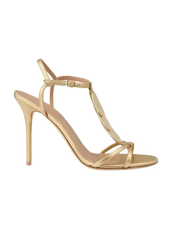 Malone Souliers Kali 100MM Leather Stiletto Sandals | Thumbnail 1 Malone Souliers Kali 100MM Leather Stiletto Sandals | Thumbnail 1