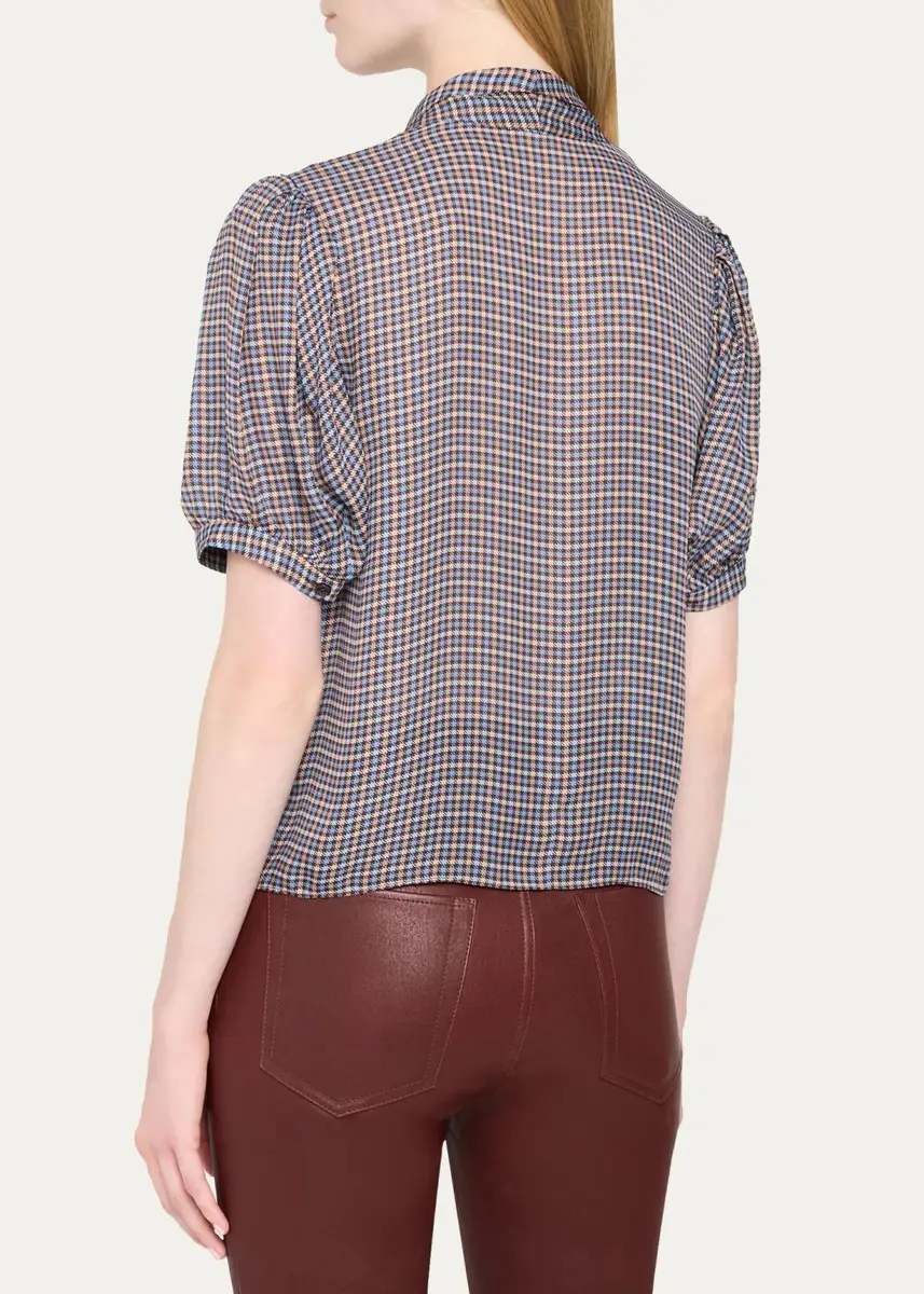 Frame The Sonnet Silk Blouse | Thumbnail 3 Frame The Sonnet Silk Blouse | Thumbnail 3