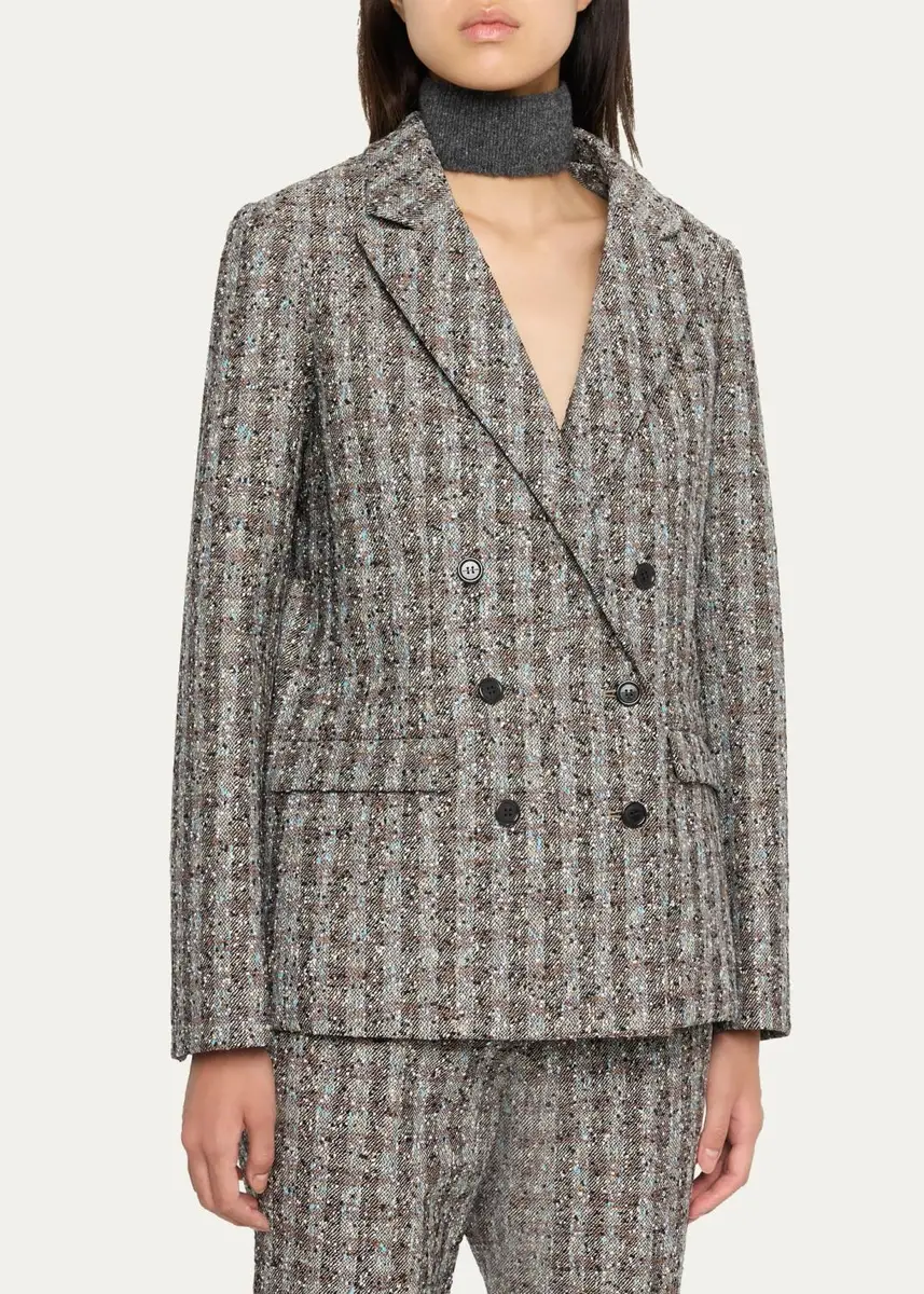 Marc Jacobs Runway Textured Wool-Blend Blazer | Thumbnail 4