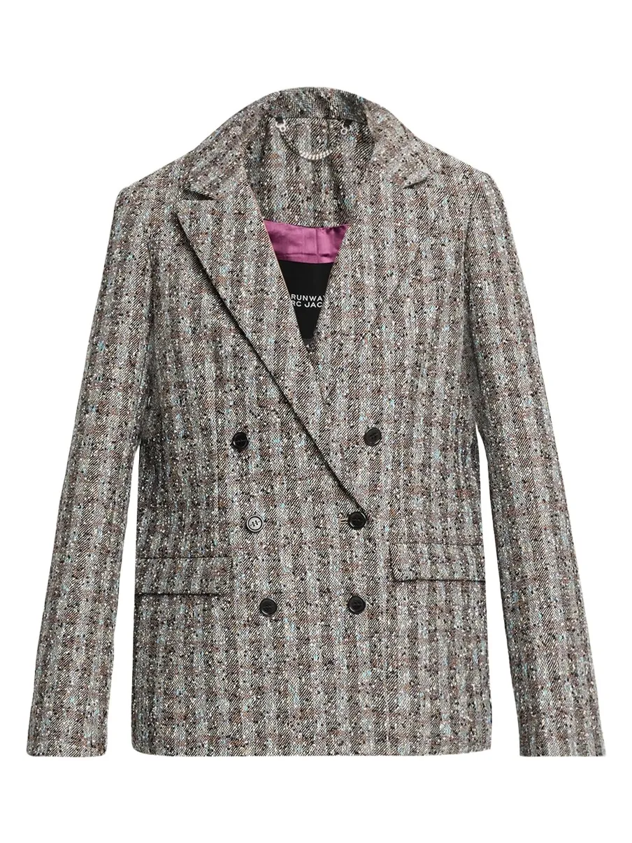 Marc Jacobs Runway Textured Wool-Blend Blazer