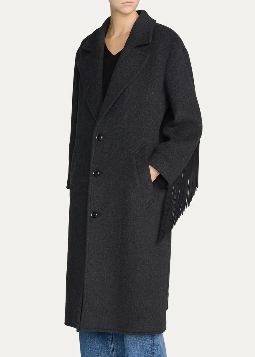 Frame The Rodea Wool-Blend Coat | Thumbnail 4 Frame The Rodea Wool-Blend Coat | Thumbnail 4