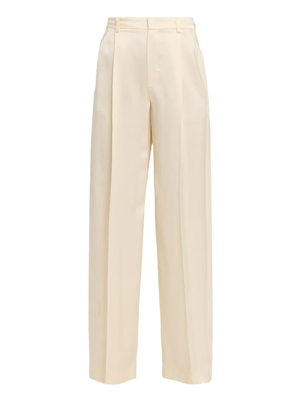 High-Rise Satin Trousers High-Rise Satin Trousers