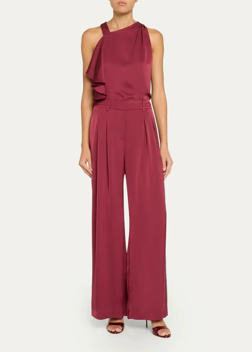 Ramy Brook Oscar Pleated Wide-Leg Pants | Thumbnail 2