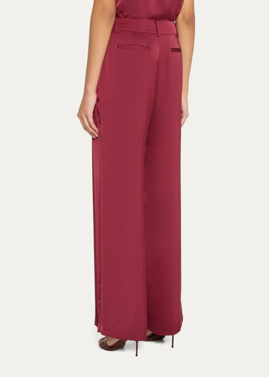 Ramy Brook Oscar Pleated Wide-Leg Pants | Thumbnail 3