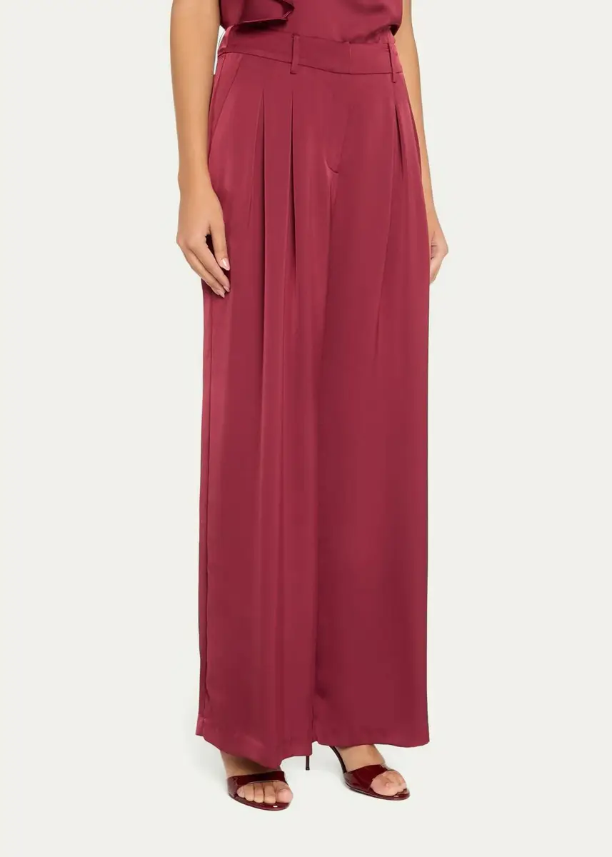 Ramy Brook Oscar Pleated Wide-Leg Pants | Thumbnail 4