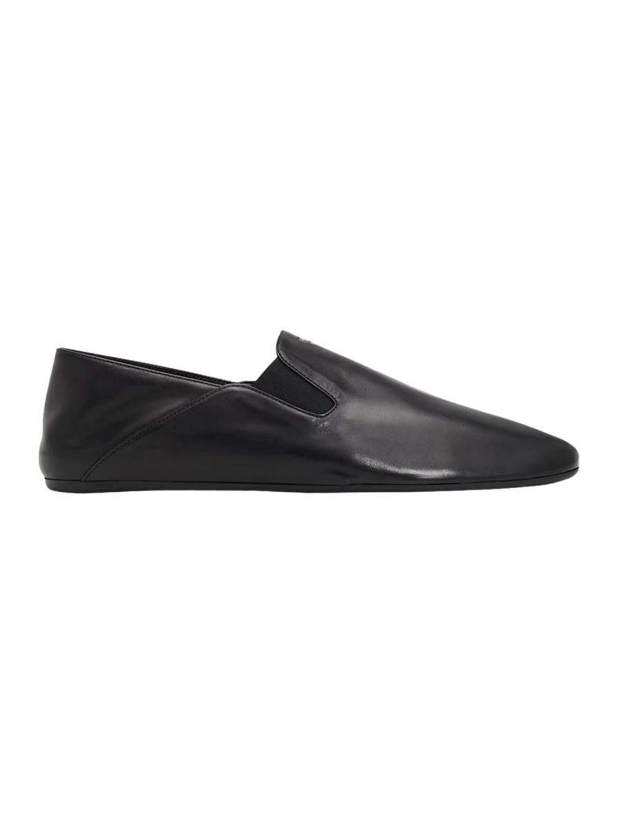 Prada Men's Leather Slip-On Loafers