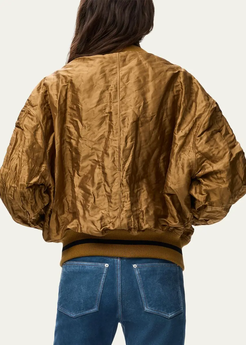 Loewe Satin Oversized Bomber Jacket | Thumbnail 3