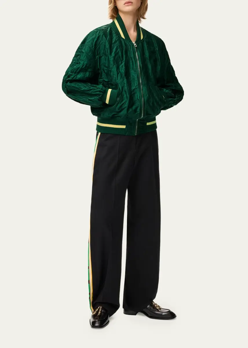 Loewe Satin Oversized Bomber Jacket | Thumbnail 6