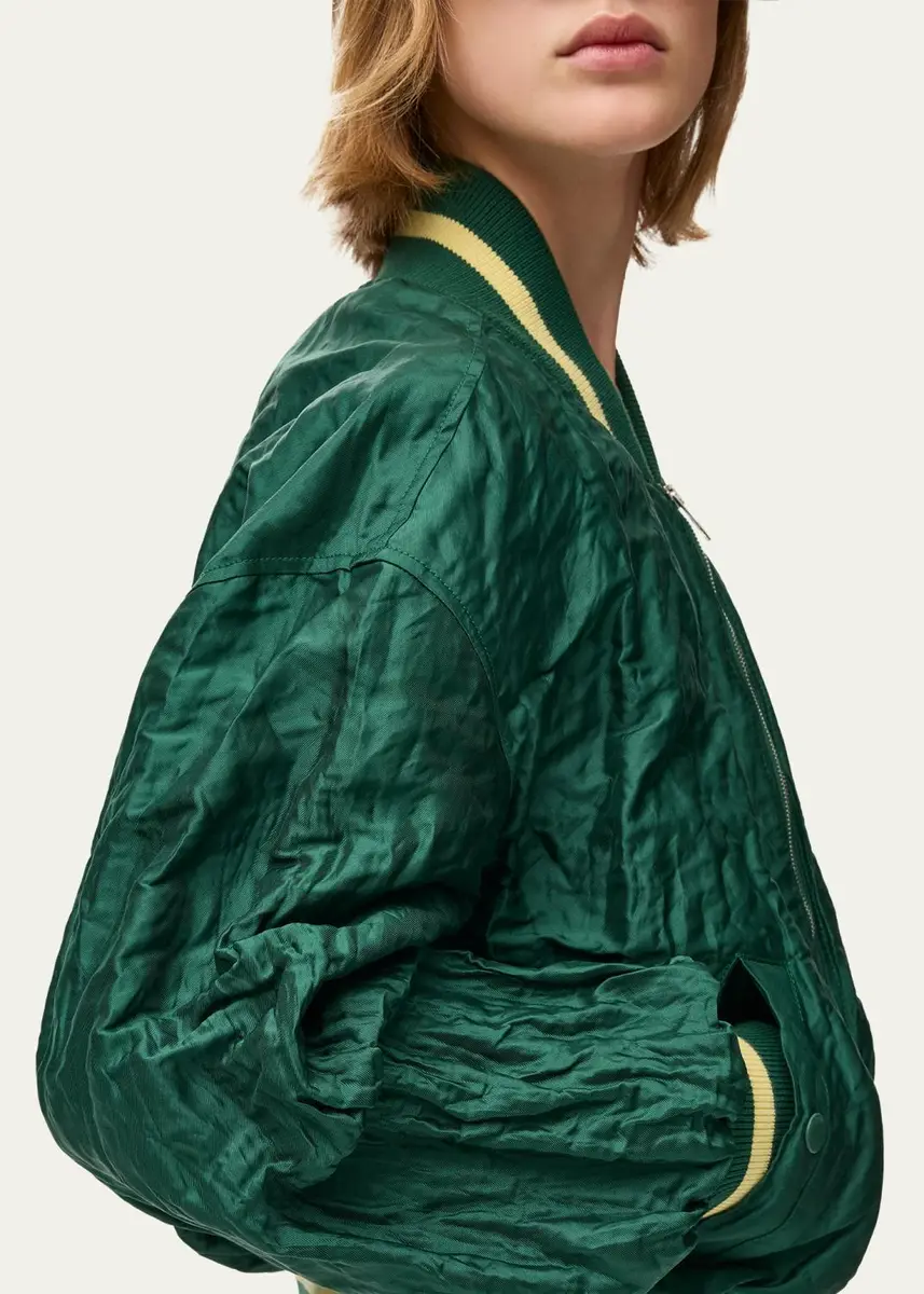 Loewe Satin Oversized Bomber Jacket | Thumbnail 9