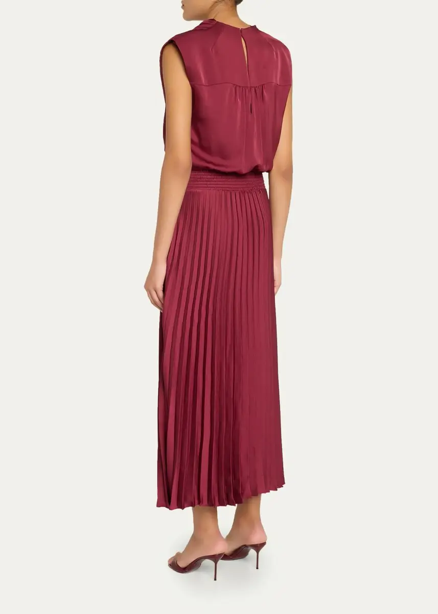 Ramy Brook Farah Satin Midi Dress | Thumbnail 3