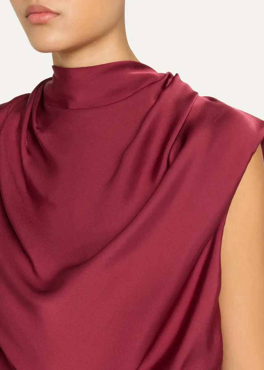 Ramy Brook Farah Satin Midi Dress | Thumbnail 5