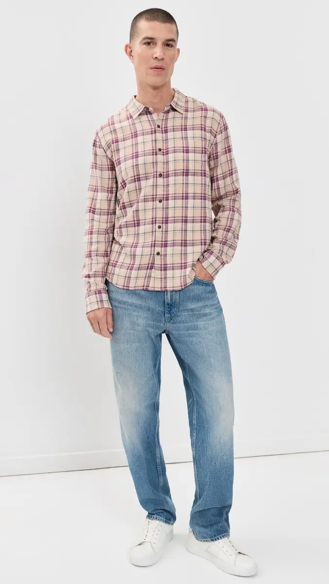 Marine Layer Classic Stretch Selvage Shirt | Thumbnail 5 Marine Layer Classic Stretch Selvage Shirt | Thumbnail 5