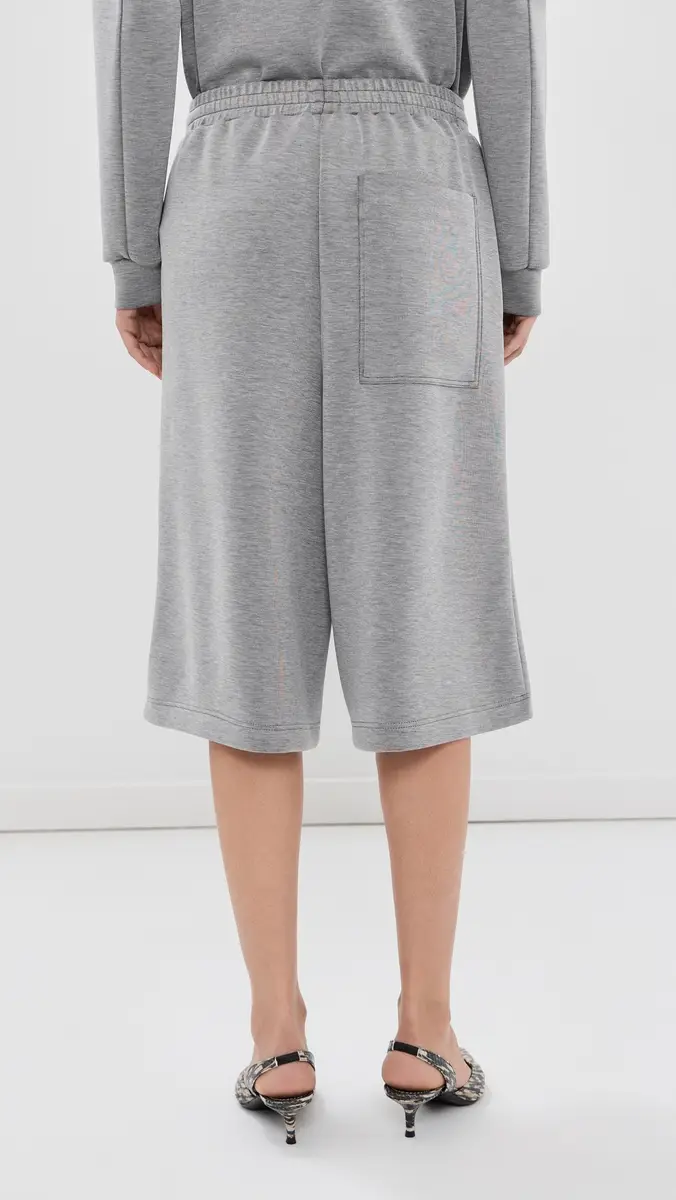 Tibi Feather Weight Viscose Neoprene Relaxed Shorts | Thumbnail 3 Tibi Feather Weight Viscose Neoprene Relaxed Shorts | Thumbnail 3