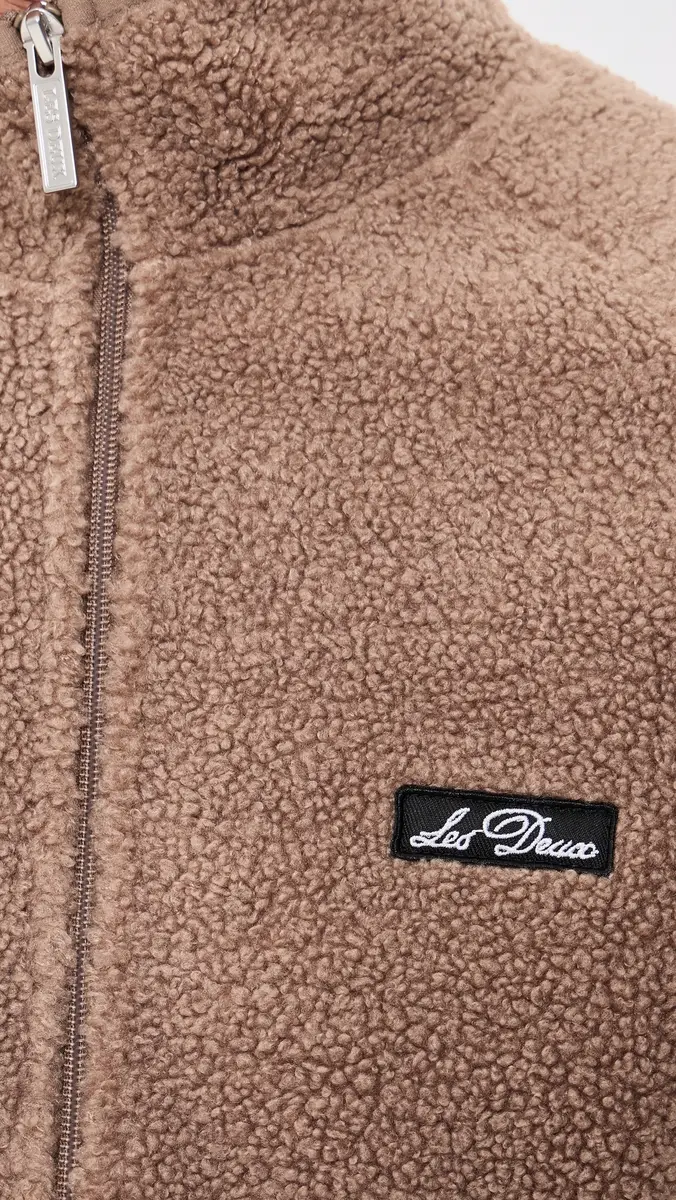 Les Deux Patch Teddy Faux Fur Jacket | Thumbnail 6 Les Deux Patch Teddy Faux Fur Jacket | Thumbnail 6