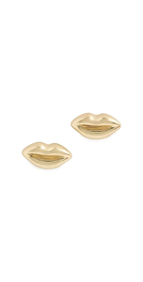 Clare V. Lips Stud Earrings