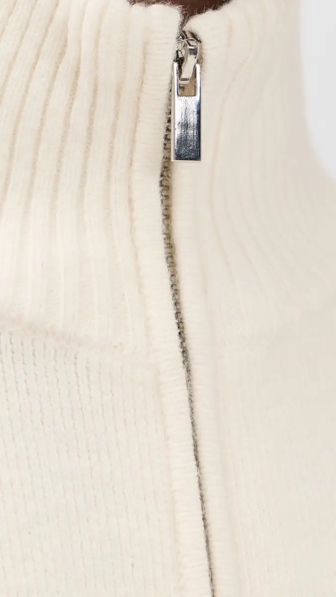 English Factory Zip-Up Funnel Neck Knit Jacket | Thumbnail 6 English Factory Zip-Up Funnel Neck Knit Jacket | Thumbnail 6