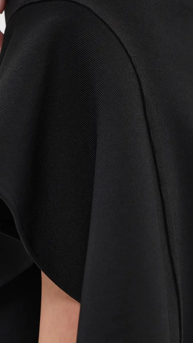Tibi Luxe Crepe Knit Side Drape Skirt | Thumbnail 6 Tibi Luxe Crepe Knit Side Drape Skirt | Thumbnail 6