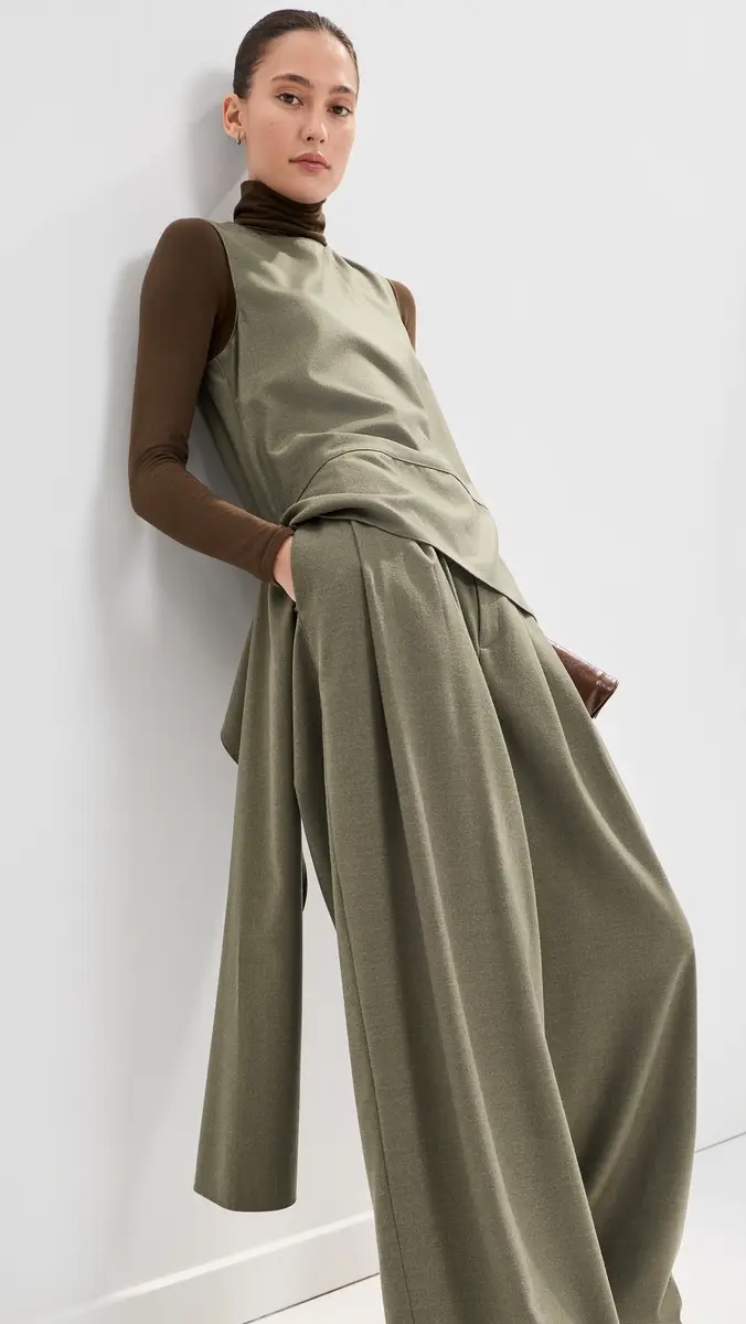 Tibi Cozy Flannel Asymmetrical Sleeveless Top | Thumbnail 6 Tibi Cozy Flannel Asymmetrical Sleeveless Top | Thumbnail 6