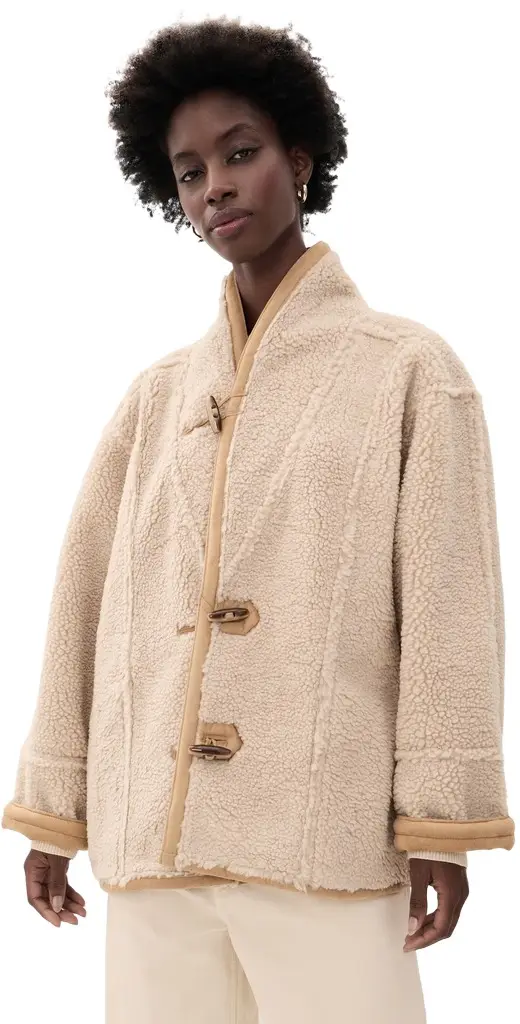APIECE APART Aspen Reversible Sherpa Toggle Coat