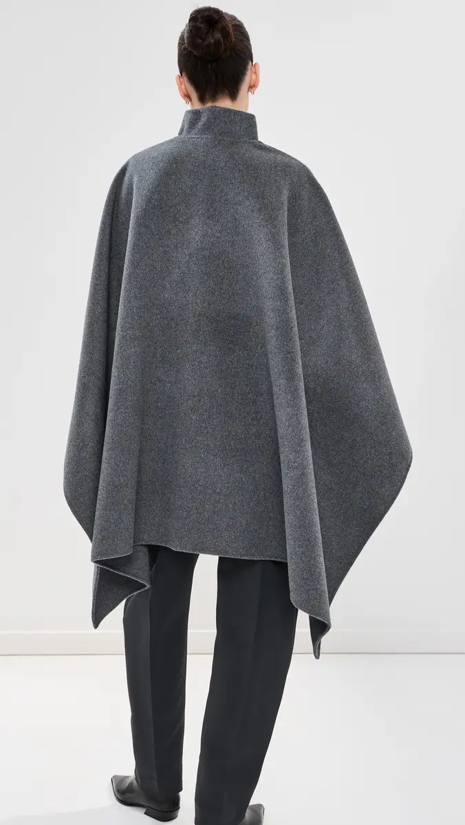 RÓHE Double-Faced Pankou Closure Poncho | Thumbnail 4