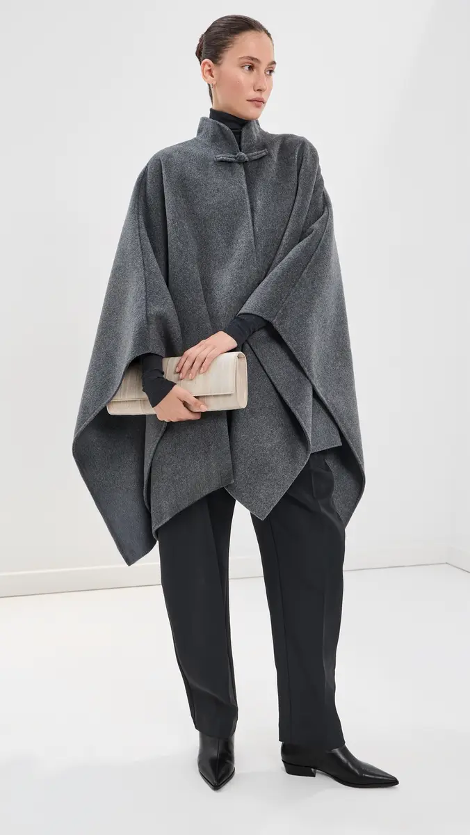 RÓHE Double-Faced Pankou Closure Poncho | Thumbnail 6