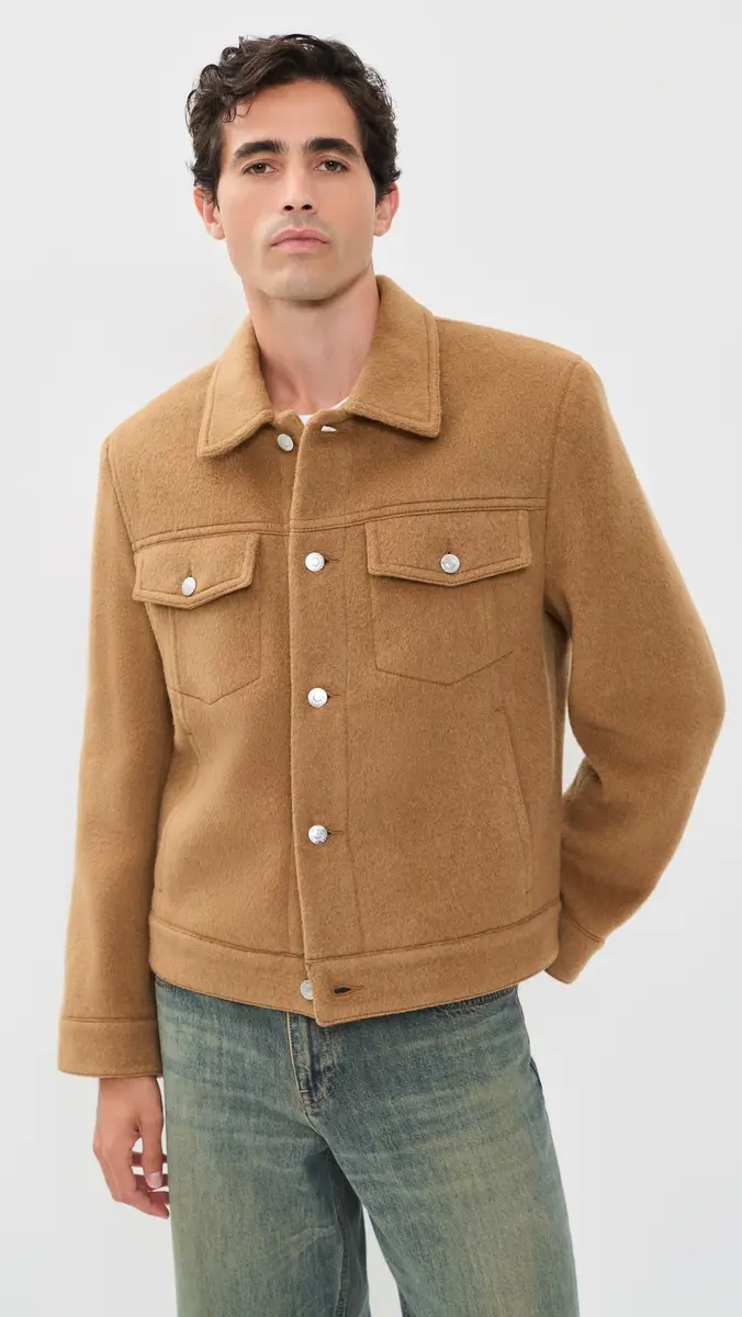 Helmut Lang Wool Trucker Jacket | Thumbnail 2 Helmut Lang Wool Trucker Jacket | Thumbnail 2