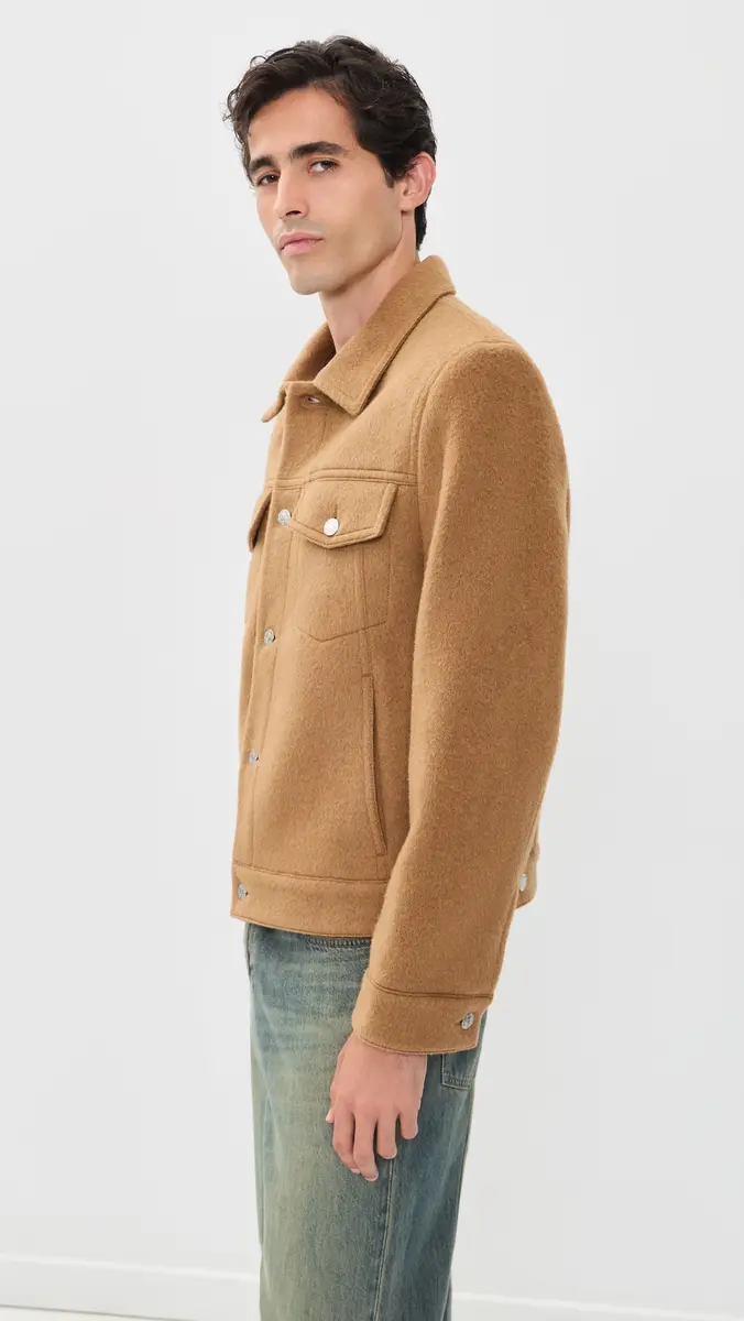 Helmut Lang Wool Trucker Jacket | Thumbnail 4 Helmut Lang Wool Trucker Jacket | Thumbnail 4