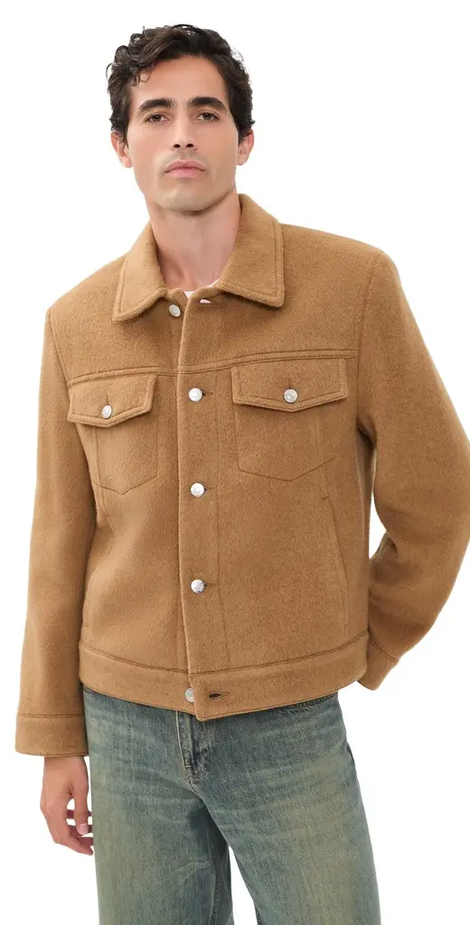Helmut Lang Wool Trucker Jacket