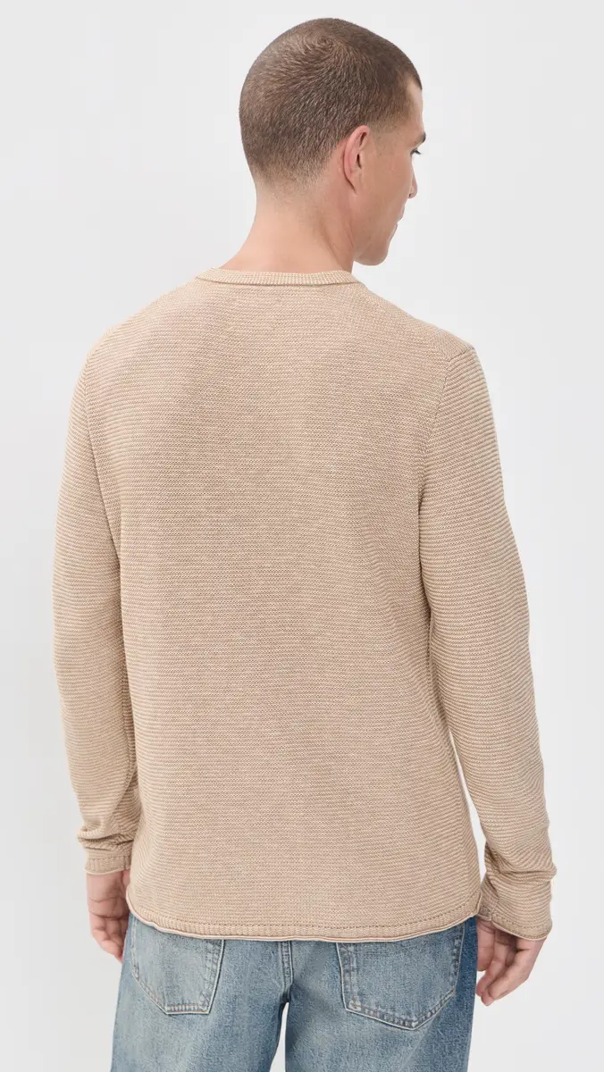 Billy Reid Tuck Stripe Crew Sweater | Thumbnail 3 Billy Reid Tuck Stripe Crew Sweater | Thumbnail 3