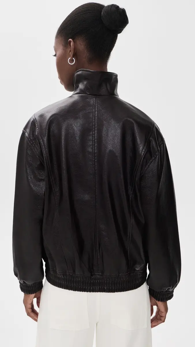 BLANKNYC Hot Brew Bomber Faux Leather Jacket | Thumbnail 3 BLANKNYC Hot Brew Bomber Faux Leather Jacket | Thumbnail 3