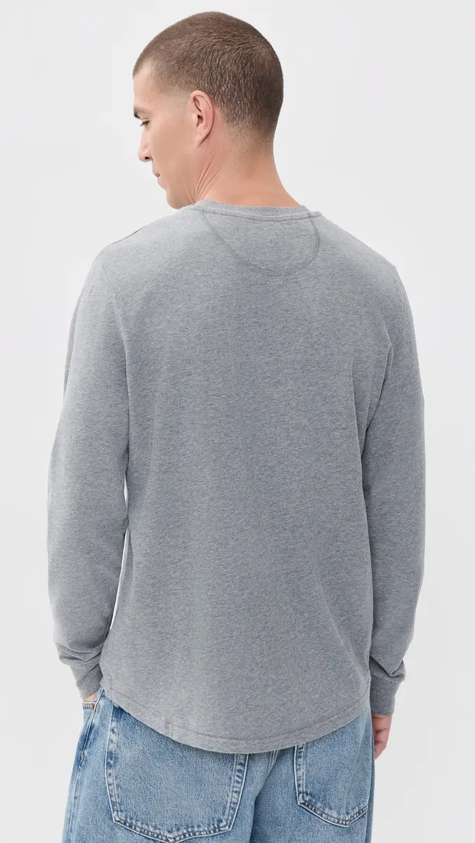 Marine Layer Luxe 250 Henley Tee | Thumbnail 3