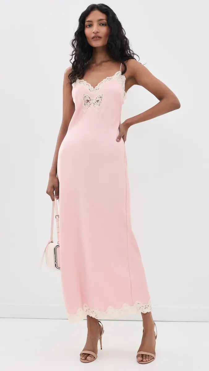 LoveShackFancy Lomira Lace Bow Dress | Thumbnail 2 LoveShackFancy Lomira Lace Bow Dress | Thumbnail 2