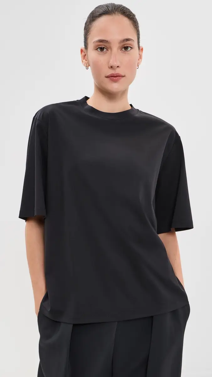 RÓHE Oversized Cotton Silk T-Shirt | Thumbnail 2 RÓHE Oversized Cotton Silk T-Shirt | Thumbnail 2