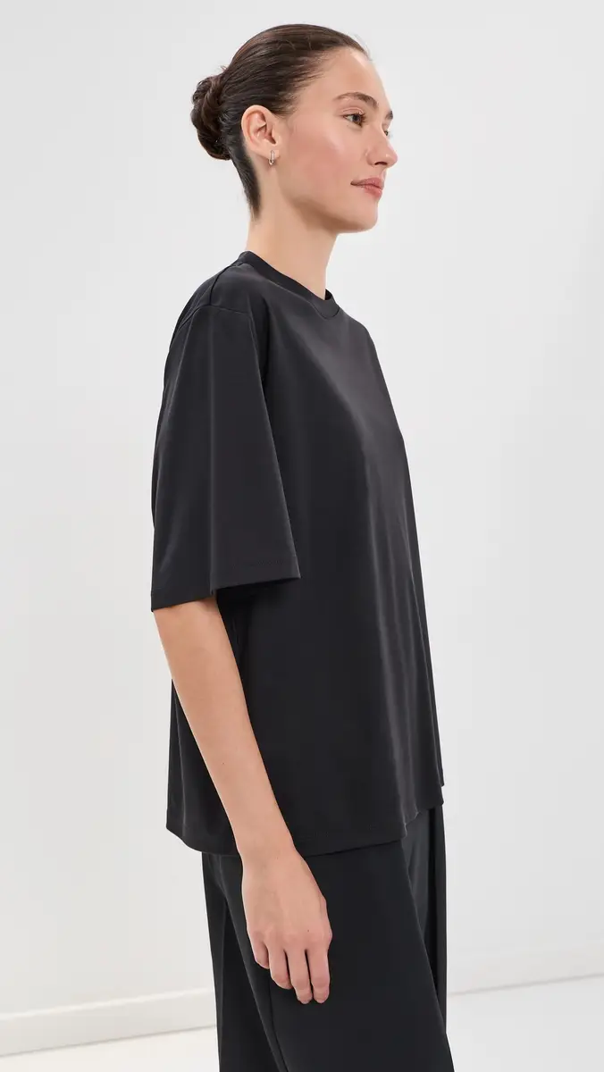RÓHE Oversized Cotton Silk T-Shirt | Thumbnail 4 RÓHE Oversized Cotton Silk T-Shirt | Thumbnail 4