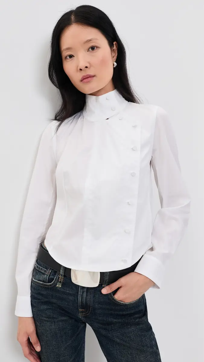 R13 Asymmetrical Front Shirt | Thumbnail 2