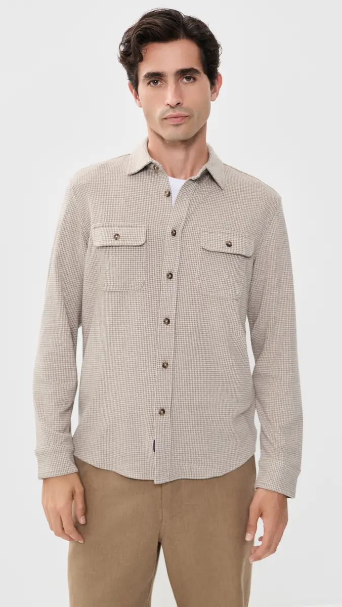 Faherty Legend Sweater Shacket | Thumbnail 2 Faherty Legend Sweater Shacket | Thumbnail 2