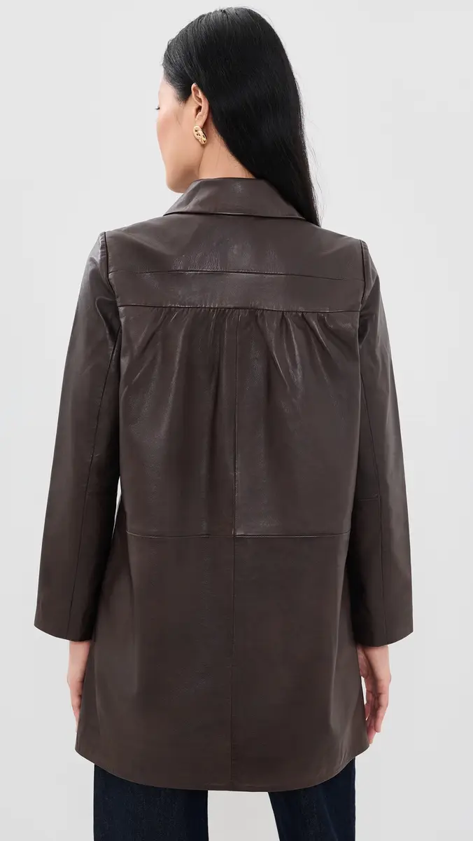 Ba&sh Madie Leather Coat | Thumbnail 3 Ba&sh Madie Leather Coat | Thumbnail 3