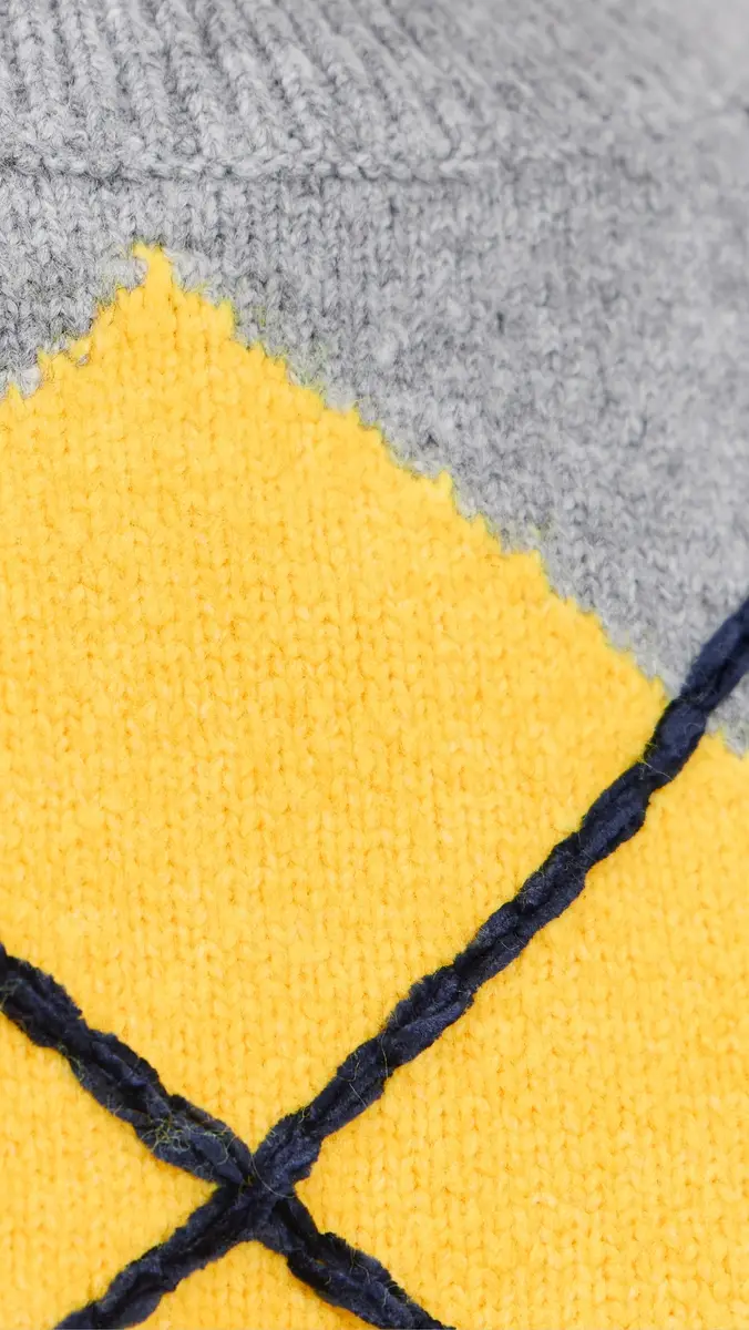 English Factory Argyle Whipstitch Knit Sweater | Thumbnail 6 English Factory Argyle Whipstitch Knit Sweater | Thumbnail 6