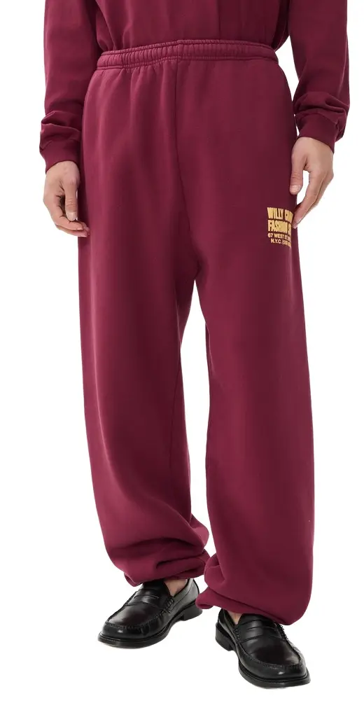 Willy Chavarria Fashion Services Buff Sweatpants | Image 1 Willy Chavarria Fashion Services Buff Sweatpants | Image 1