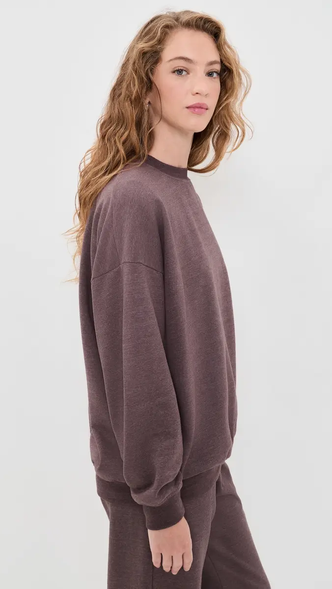 Year of Ours Crew Neck Sweatshirt | Thumbnail 4 Year of Ours Crew Neck Sweatshirt | Thumbnail 4