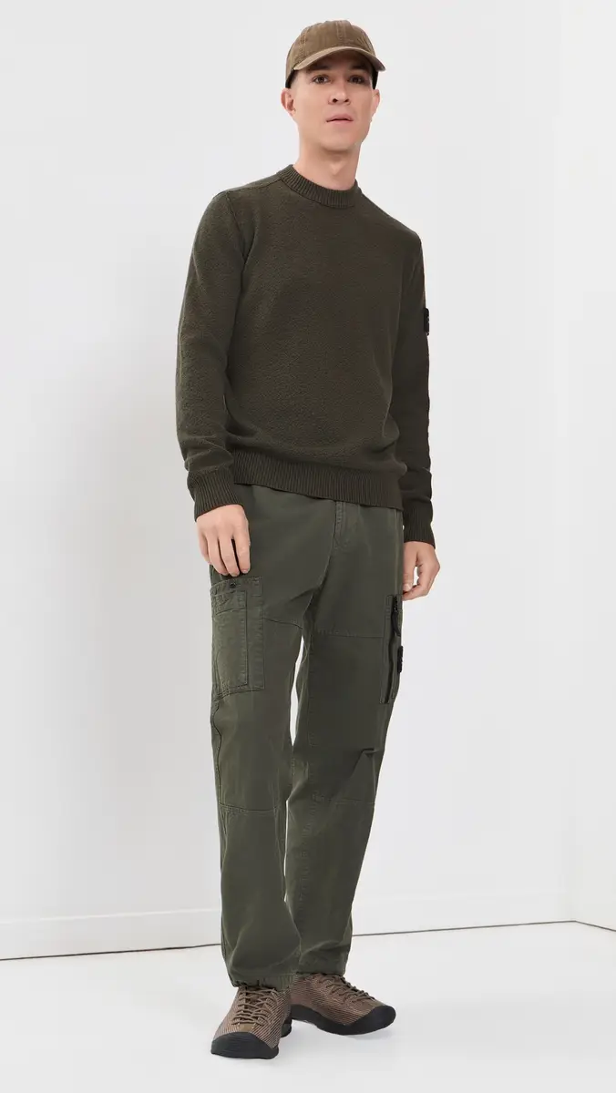 Stone Island Textured Stitch Crew Neck Sweater | Thumbnail 5 Stone Island Textured Stitch Crew Neck Sweater | Thumbnail 5